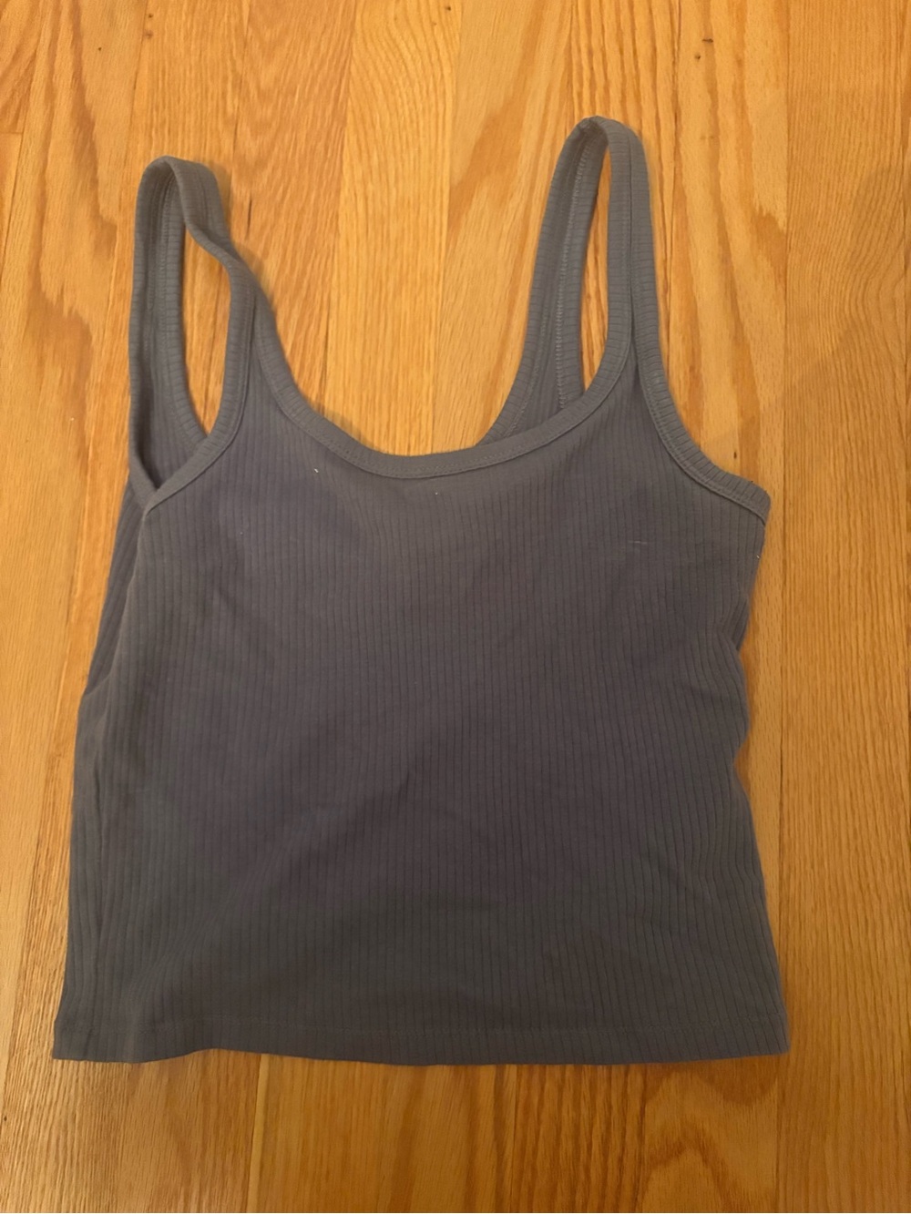 Hollister Blue Ribbed Tank Top